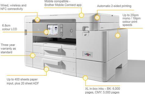 Produktbild Brother MFC-J4540DWXL (Tintenpatrone, Farbe)