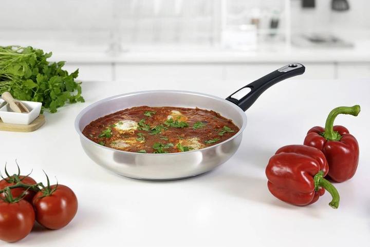 Actual product image Genius Frying pan 2 pcs, Ø 28 cm (28 cm, Pan set + pot set, Stainless steel)