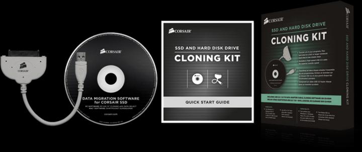 Actual product image Corsair Drive Cloning Kit for SATA SSDs and HDDs - USB 3.0