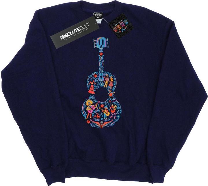 Disney Coco Guitar Pattern Sweatshirt (M)