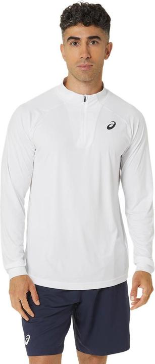 Actual product image ASICS Performance Asics Court Ls 1/2 Zip Top White Man (L)