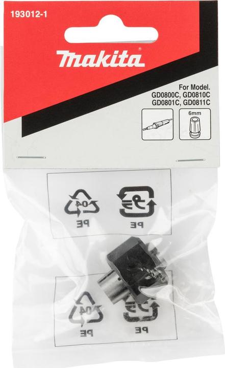 Image du produit Makita Pince de serrage 6mm cpl.