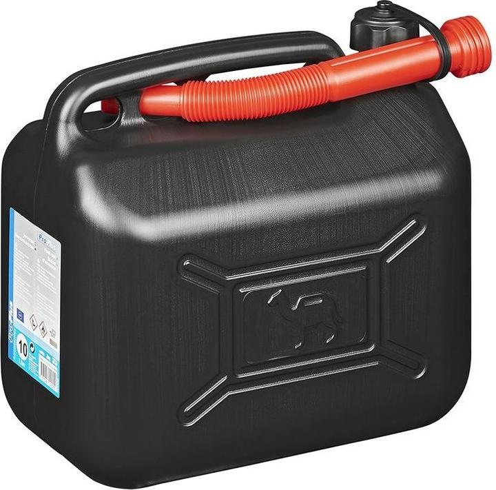 Produktbild ProPlus Benzinkanister 10L Kunststoff schwarz UN-geprüft
