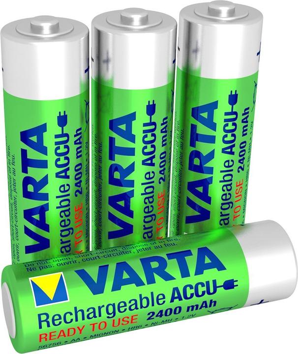 Actual product image Varta Rechargeable Accu (4 pcs., AA, 2400 mAh)