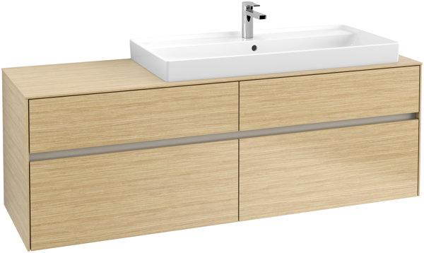 Actual product image Villeroy & Boch Collaro vanity unit 1600x548x500 mm, 4 drawers, for washbasin right, C03000