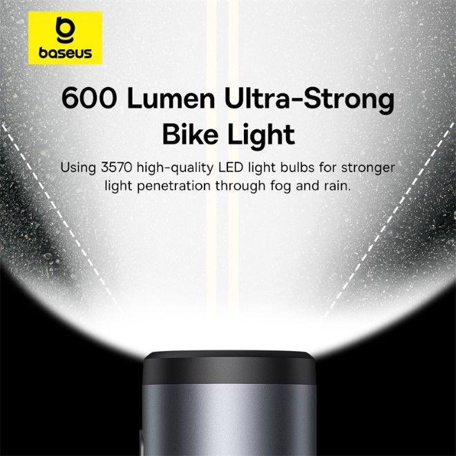 Image du produit Baseus PrimeTrip Series Lumières pour vélo et support pour appareil mobile (600 lm)