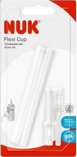 Produktbild NUK Flexi Cup Ersatztrinkhalm, auslaufsicher, BPA frei, 2er Pack, transparent (2 x)