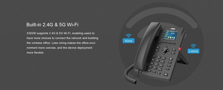 Produktbild Fanvil IP Telefon X303W schwarz