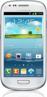 Produktbild Samsung I8190 Galaxy S III mini (8 GB, Marble White, 4", 5 Mpx, 3G)