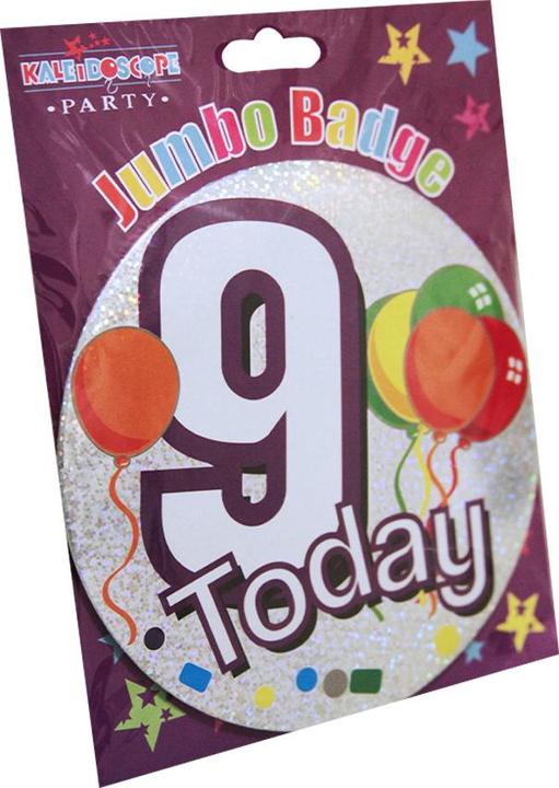Actual product image Apac 9 PartyButton Birthday