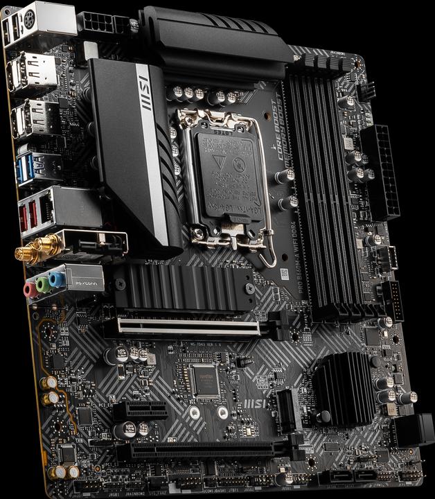 Actual product image MSI PRO B660M-A WIFI DDR4 (LGA 1700, Intel B660, mATX)
