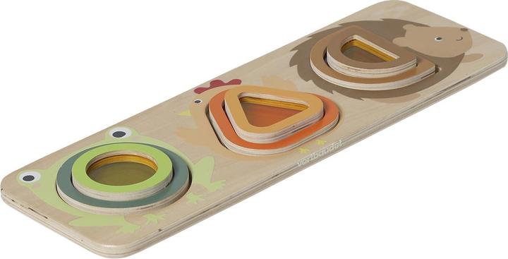Image du produit Vertbaudet Baby Steckspiel-Brett mit Tierfiguren aus Holz FSC®