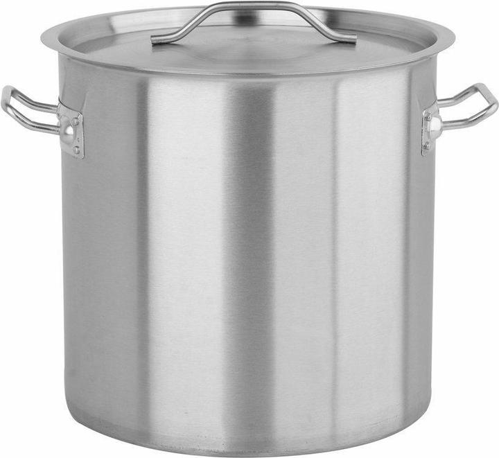 Yato ROESTVRIJSTALEN KOOKPOT HOOG MET DEKSEL 32X32 25L (Steelpan)