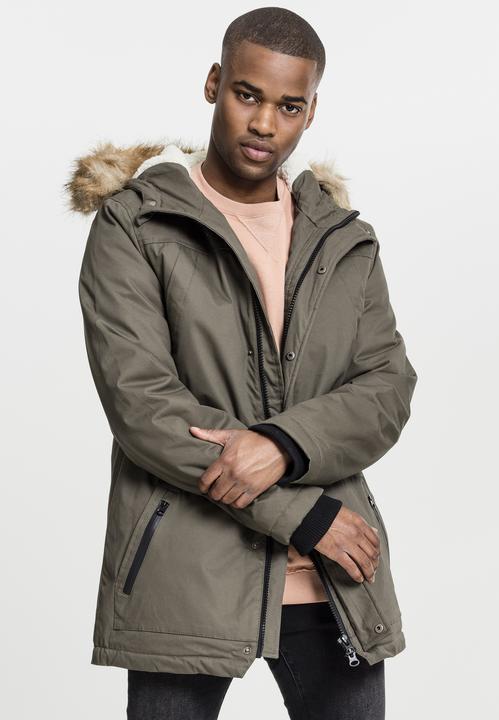 Produktbild Urban Classics Heavy Cotton Imitation Fur Parka (M)