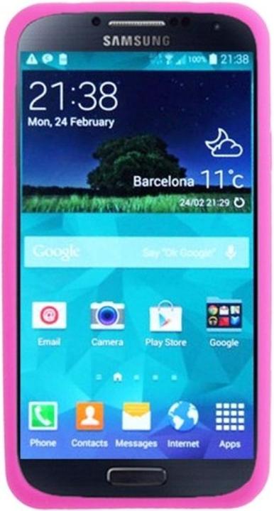 Produktbild König Design Schutzhülle Silikon Case für Handy Samsung Galaxy S5 / S5 Neo rosa (Samsung Galaxy S5, Samsung Galaxy S5 Neo)