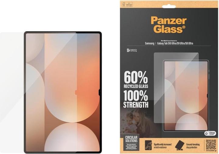 Actual product image PanzerGlass Ultra-Wide Fit (1 Piece, Galaxy Tab S10 Ultra, Galaxy Tab S8 Ultra, Galaxy Tab S9 Ultra)