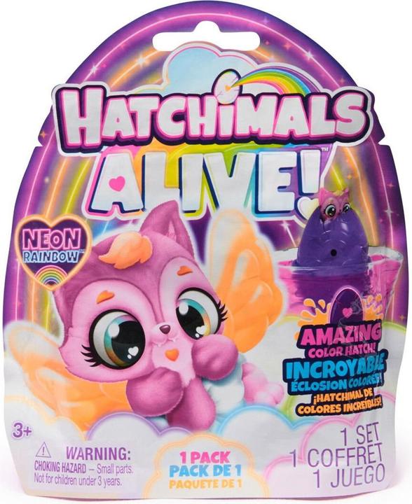 Productafbeelding Hatchimals Alive Neon Rainbow