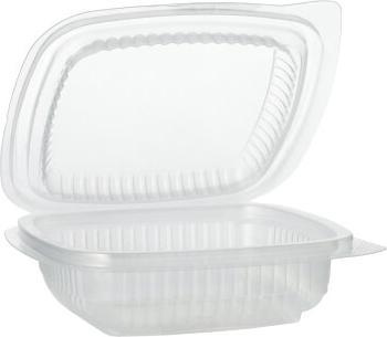 Produktbild Starpak Verpackungsbecher mit Klappdeckeln rechteckig (100 x)