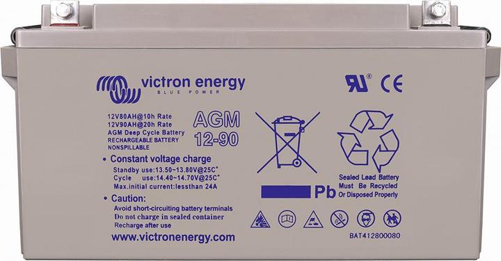 Produktbild Victron Energy AGM Deep Cycle Batterie (12 V, 90 Ah)