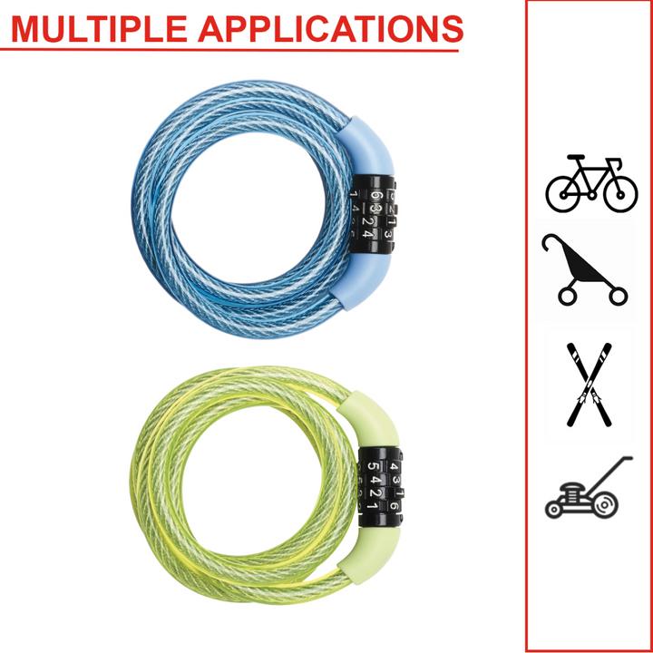 Master Lock Spiralkabelschloss (120 cm)