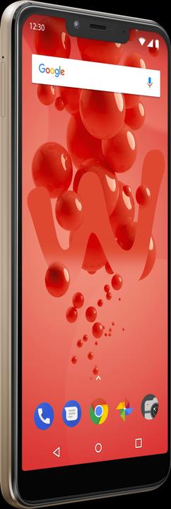 Actual product image Wiko View 2 plus (64 GB, Gold, 5.93", Dual SIM + SD, 12 Mpx, 4G)