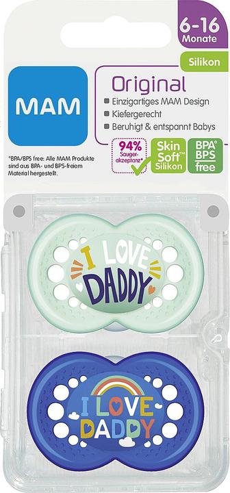 Produktbild MAM I love Daddy (2 x, 6 - 16 Monate)