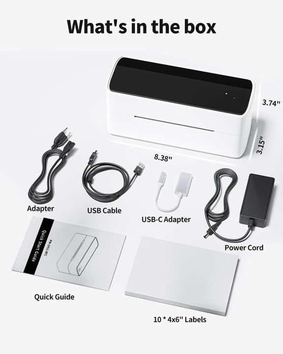 Image du produit Phomemo PM241 mit Bluetooth BLA/WHI (203 dpi)