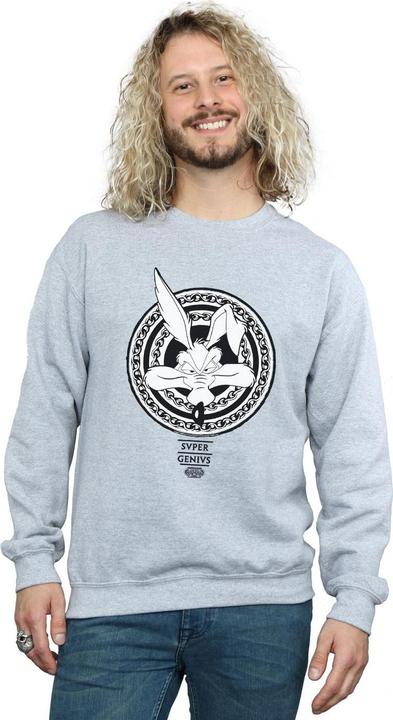 Immagine prodotto Looney Tunes Wile E Coyote Super Genius Felpa Uomo (5XL)