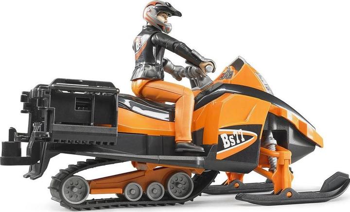 Actual product image Bruder BR Snowmobile with driver and equipment 21x9.3x9.3cm bWorld
