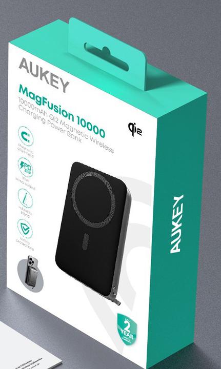 Actual product image Aukey MagFusion (10000 mAh, 30 W, 37 Wh)