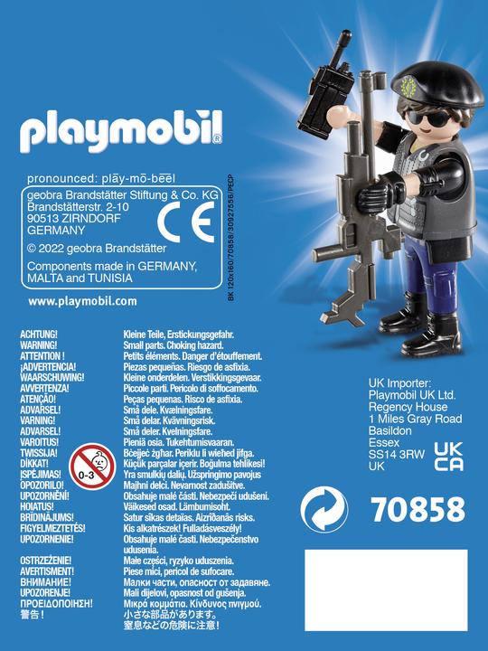 Actual product image Playmobil 70858 Policeman (70858, Playmobil Special Plus)