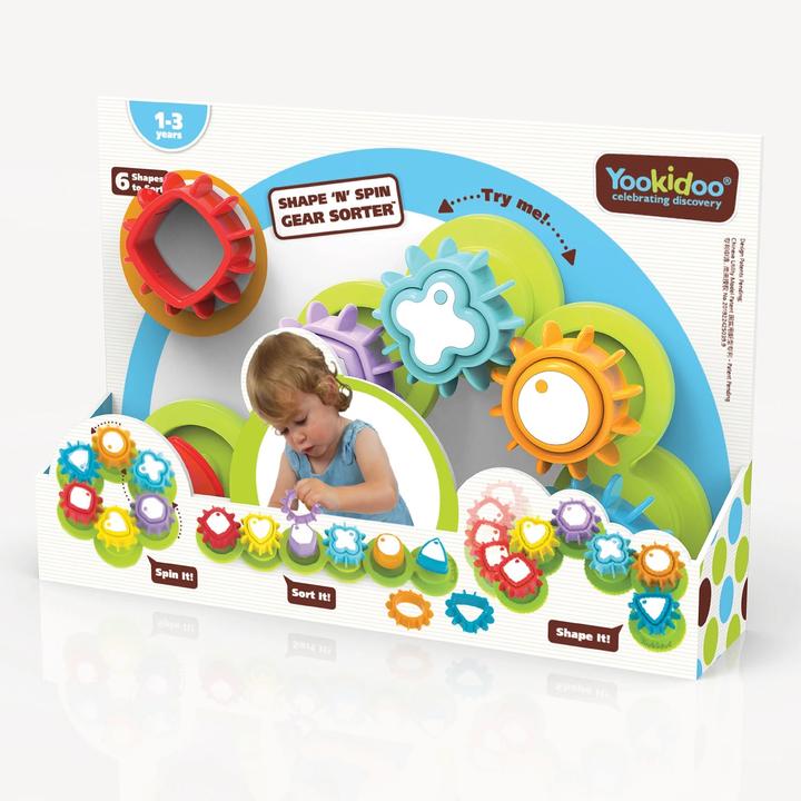 Actual product image Yookidoo Baby toy "Gears