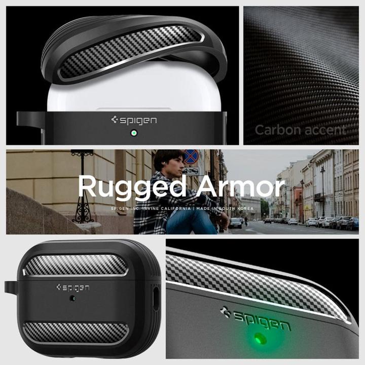 Actual product image Spigen Rugged Armor (Charging case cover)