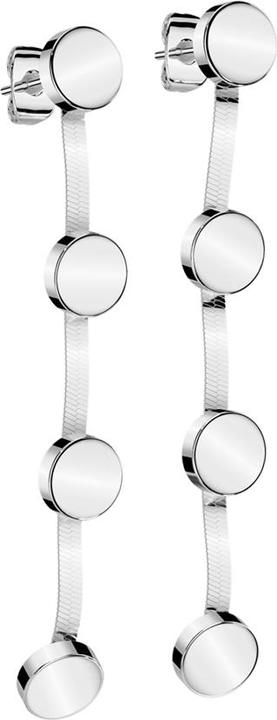 Star Piercing Ohrstecker silber Teller Anhänger drei Teller (ohne Messing, Chirurgenstahl 316L)