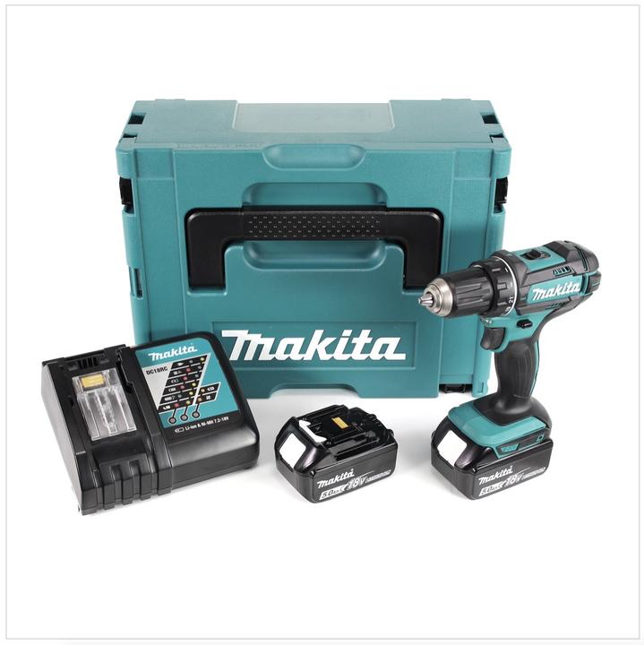 Immagine prodotto Makita DDF482RTJ 18V con due batterie (Batteria ricaricabile)