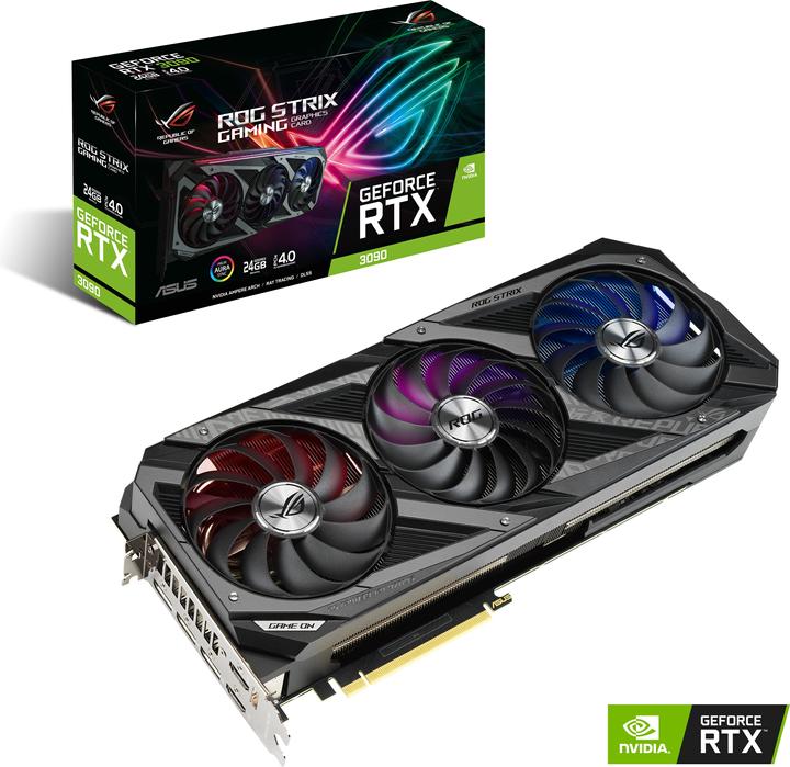 Image du produit ASUS GeForce ROG STRIX RTX 3090 24G GAMING (24 Go)