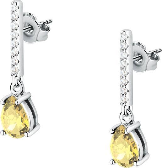Morellato Tesori Recycled Silver Sparkling Dangle Earrings SAIW196 (Silber 925)