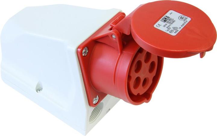Actual product image PCE 915-6 Wall box grindable 16A 5p 6h IP44