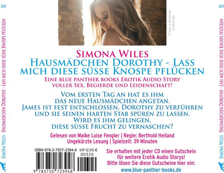 Produktbild Wiles:Hausmädchen Dorothy - Lass mich d (Simona Wiles, Deutsch)