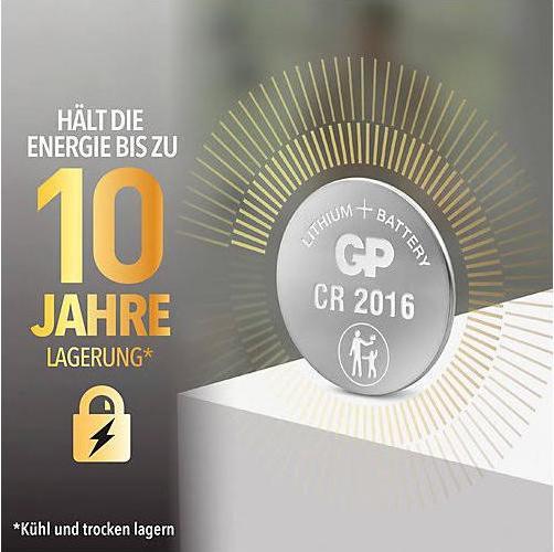 Immagine prodotto GP Batteries Litio CR2016 (4 pz., CR2016, 90 mAh)