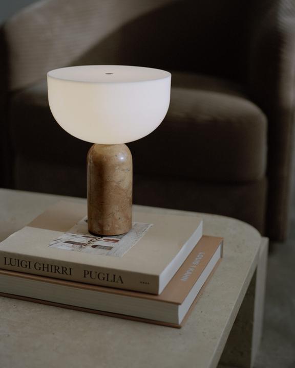 Image du produit New works Kizu lampe de table Small Breccia Pernice Marble (E14)