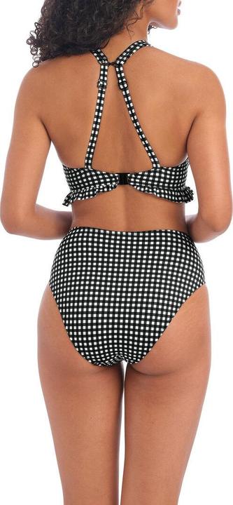 Actual product image 's underwired swimsuit top with straps check in