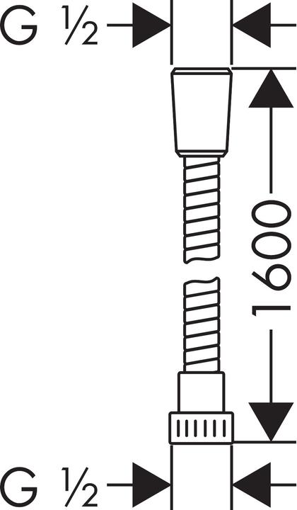 Actual product image hansgrohe Metaflex (160 cm)