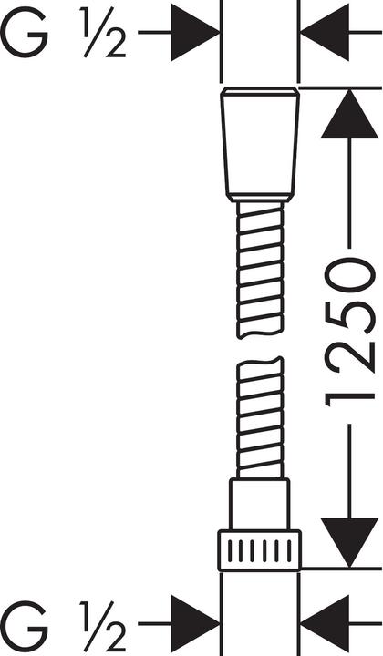 Actual product image hansgrohe Metaflex (125 cm)