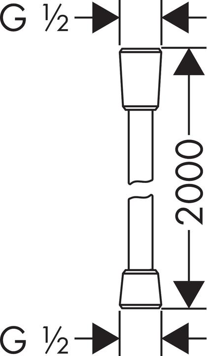 Produktbild hansgrohe Isiflex (200 cm)