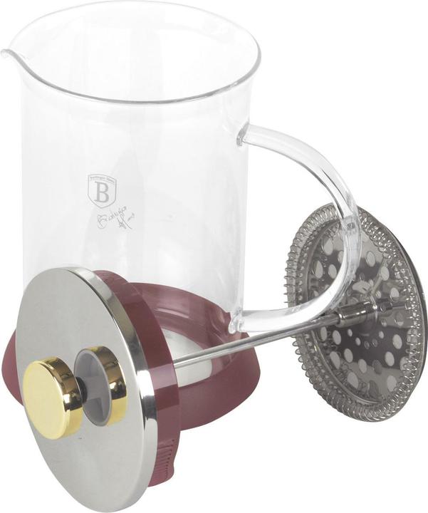 Produktbild BerlingerHaus Design-French Press fÃ¼r Kaffee und Tee, 800ml, bordeaux (0.80 l)