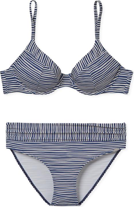 Schiesser Bügel-Bikini Aqua Sea Blossom