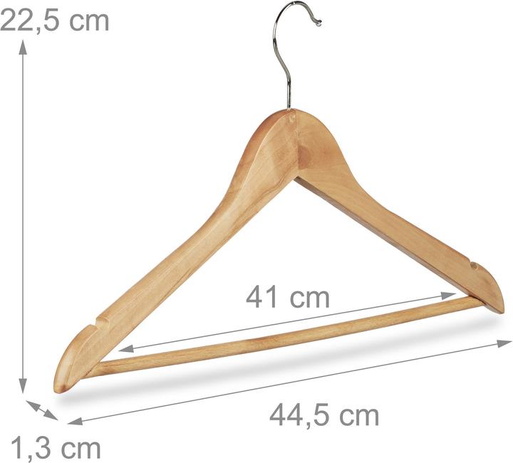 Image du produit Relaxdays Kit de suspension de manteau (48 x)
