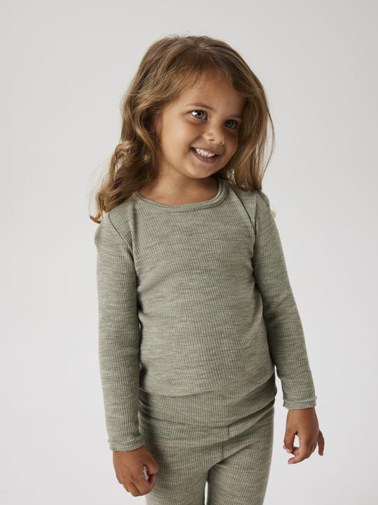 Actual product image Name it Nmnwax Wool Rib Ls Top Noos (92)