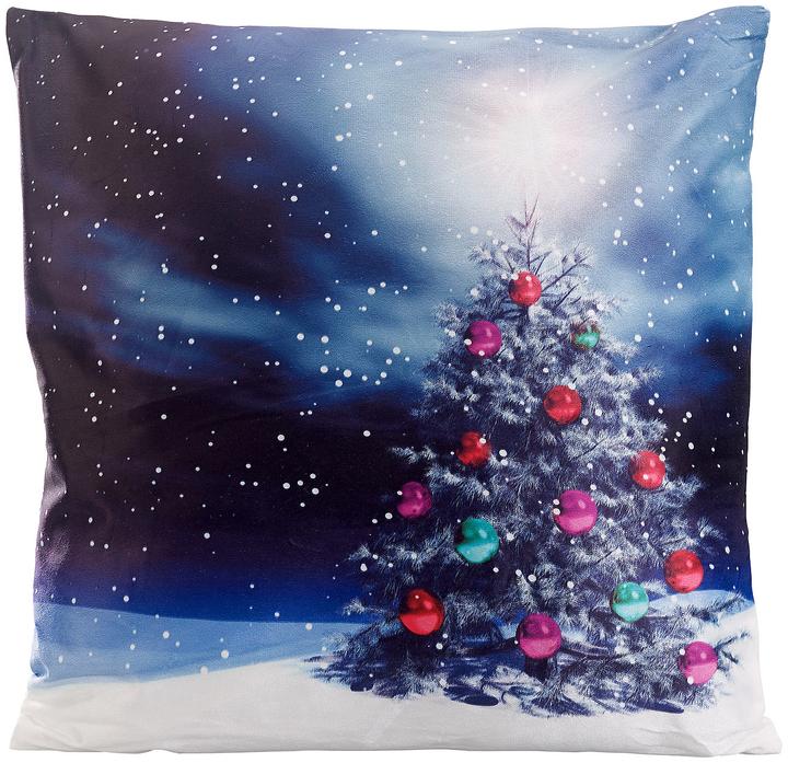 Produktbild Infactory Deko-Weihnachtskissen "Tannenbaum" (40 x 40 x 7 cm)